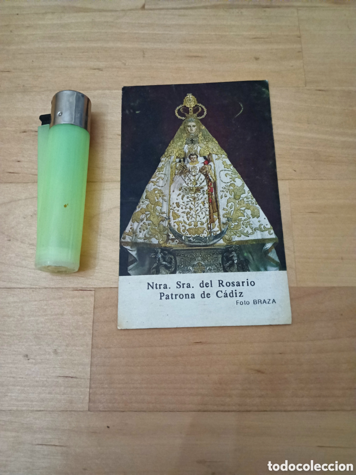 Postales: ESTAMPA RELIGIOSA - NTRA. SRA. DEL ROSARIO PATRONA DE C&Aacute;DIZ