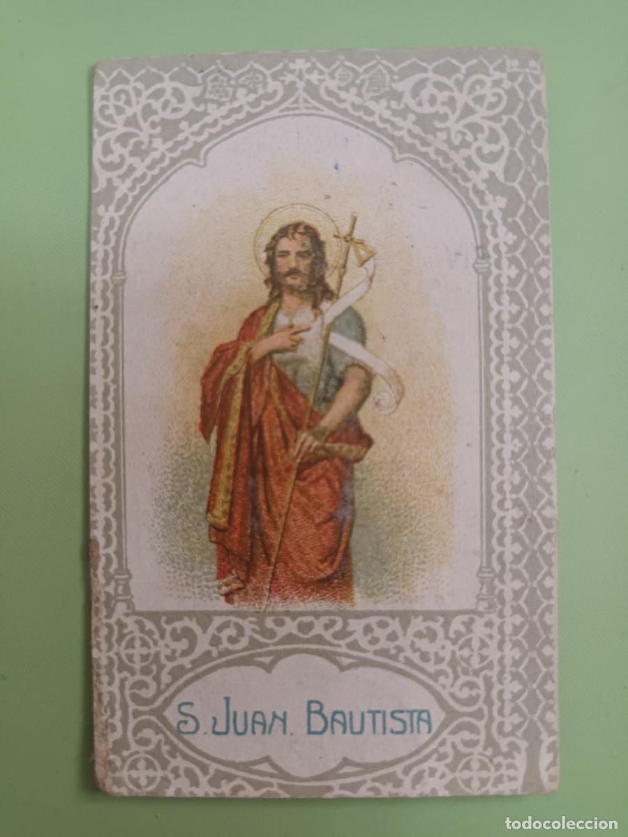 Postcards: ESTAMPA S. JUAN BAUTISTA - PUBLICIDAD LIBRERIA RELIGIOSA DE M. ALTARES. HORTALEZA (MADRID)