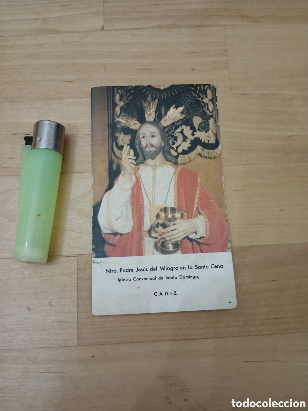 Postais: ESTAMPA RELIGOSA - NTRO. PADRE JES&Uacute;S DEL MILAGRO EN LA SANTA CENA - C&Aacute;DIZ