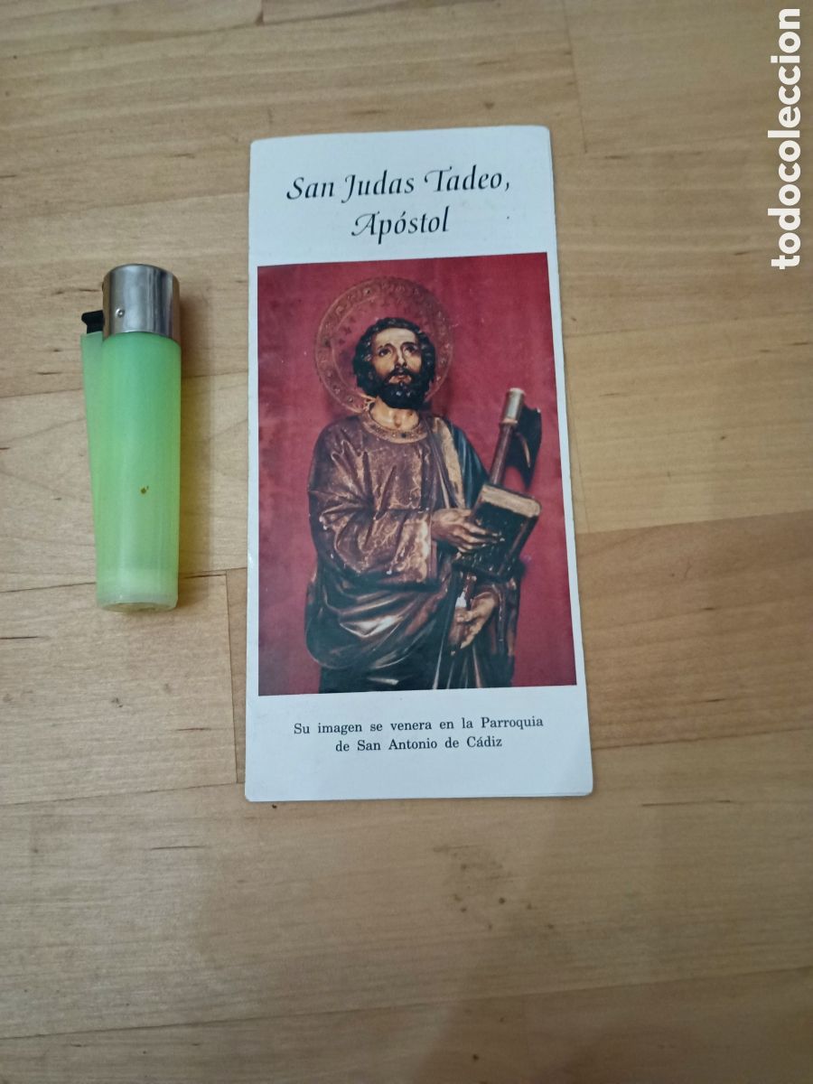 Postcards: ESTAMPA RELIGIOSA - TR&Iacute;PTICO DE SAN JUDAS TADEO
