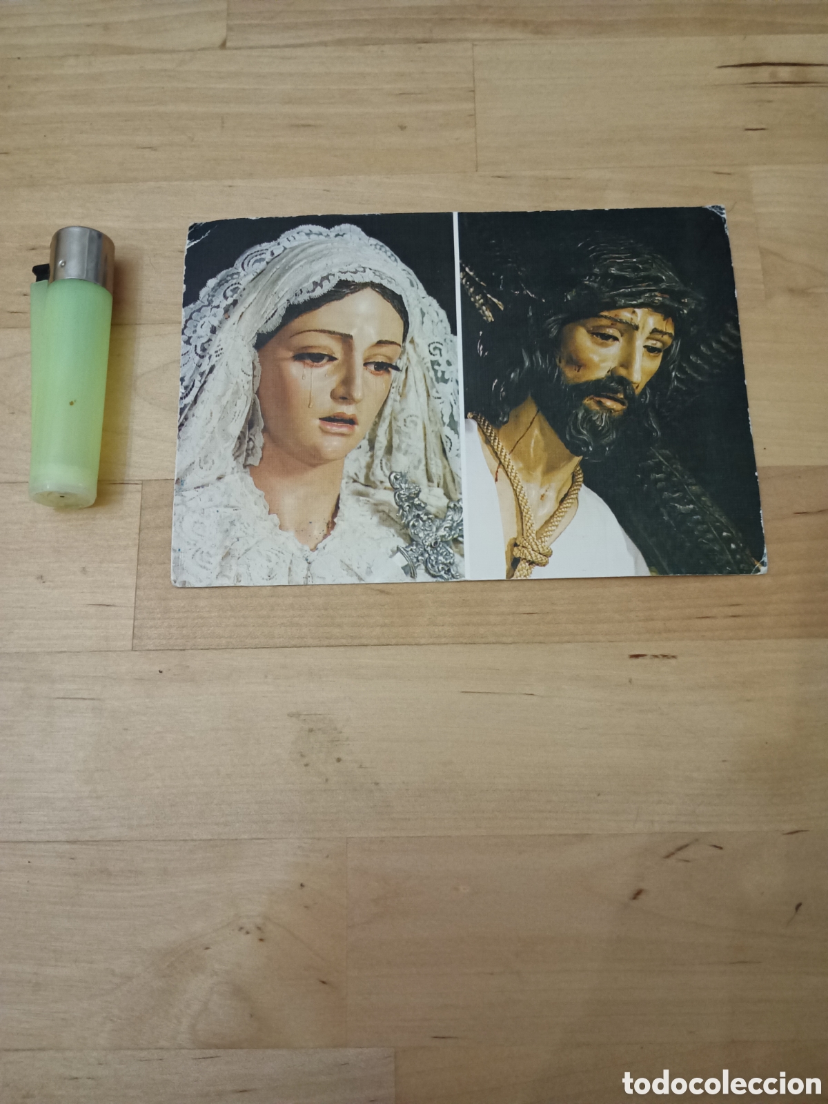 Postcards: ESTAMPA RELIGOSA - NUESTRO PADRE JES&Uacute;S CA&Iacute;DO Y MARIA SANT&Iacute;SIMA DE LOS DESAMPARADOS