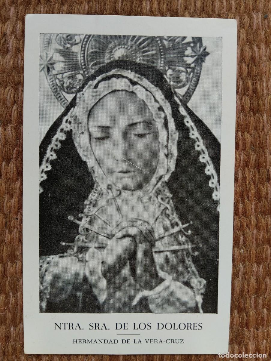 Postales: ESTAMPITA NTRA. SRA. DE LOS DOLORES - HERMANDAD DE LA VERA CRUZ - REQUENA