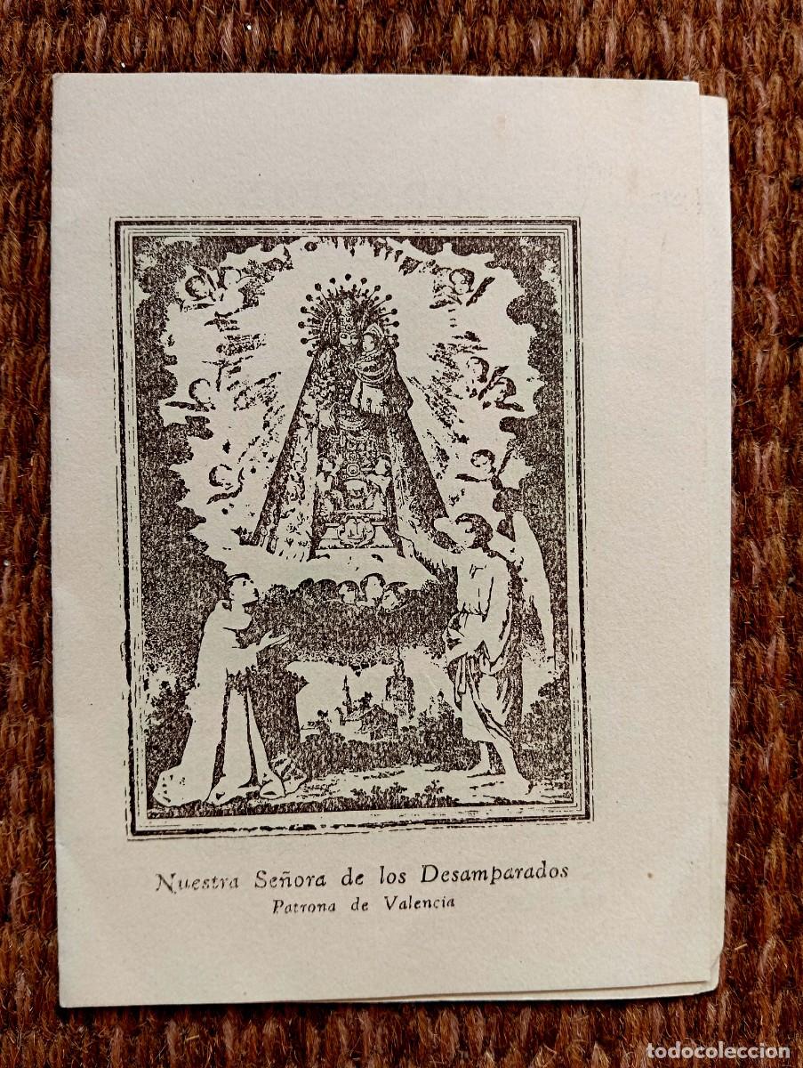 Postales: VIRGEN DE LOS DESAMPARADOS - ORACION DEL A&Ntilde;O SANTO MARIANO