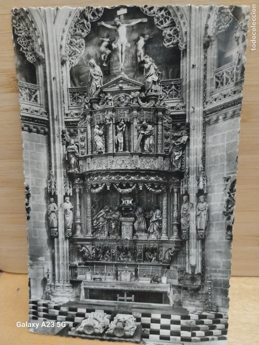 Postkarten: CAPILLA DEL CONDESTABLE BURGOS ED CABILDO CATEDRAL 14 CIRCULADA A&Ntilde;OS 50