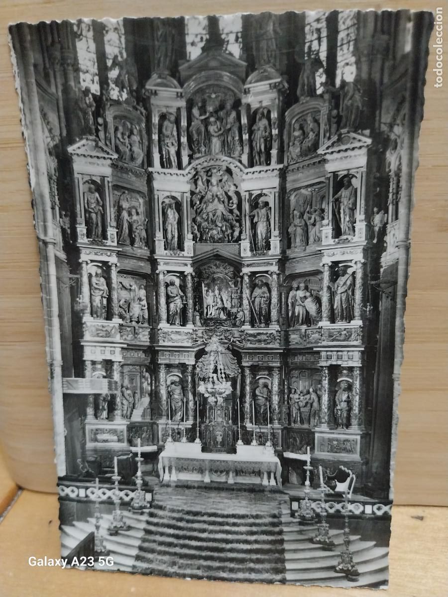 Postkarten: ALTAR MAYOR BURGOS ED CABILDO CATEDRAL 13 CIRCULADA A&Ntilde;OS 50