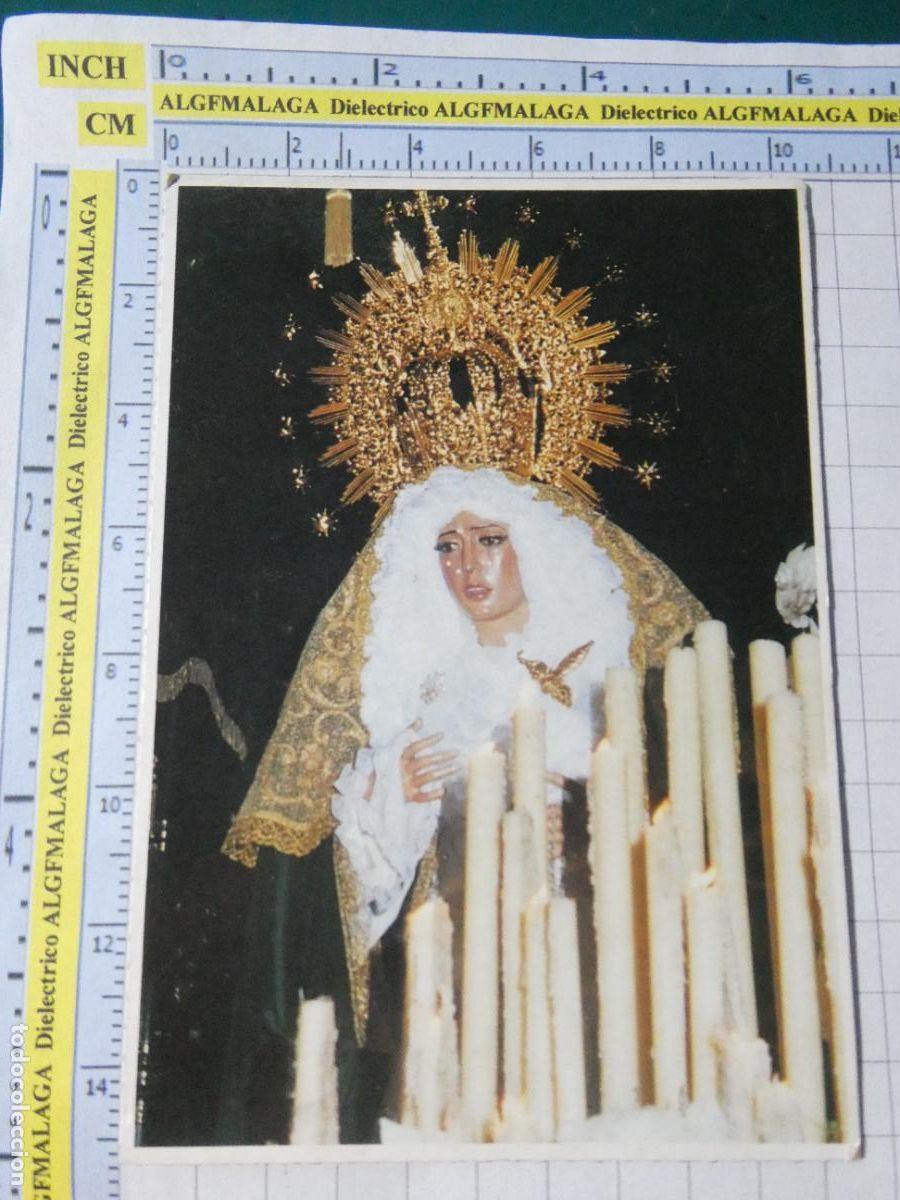 Postkarten: POSTAL RELIGIOSA SEMANA SANTA. M&Aacute;LAGA ESTEPONA NUESTRA SE&Ntilde;ORA ESPERANZA 204 DIARIO COSTA SOL. 1778
