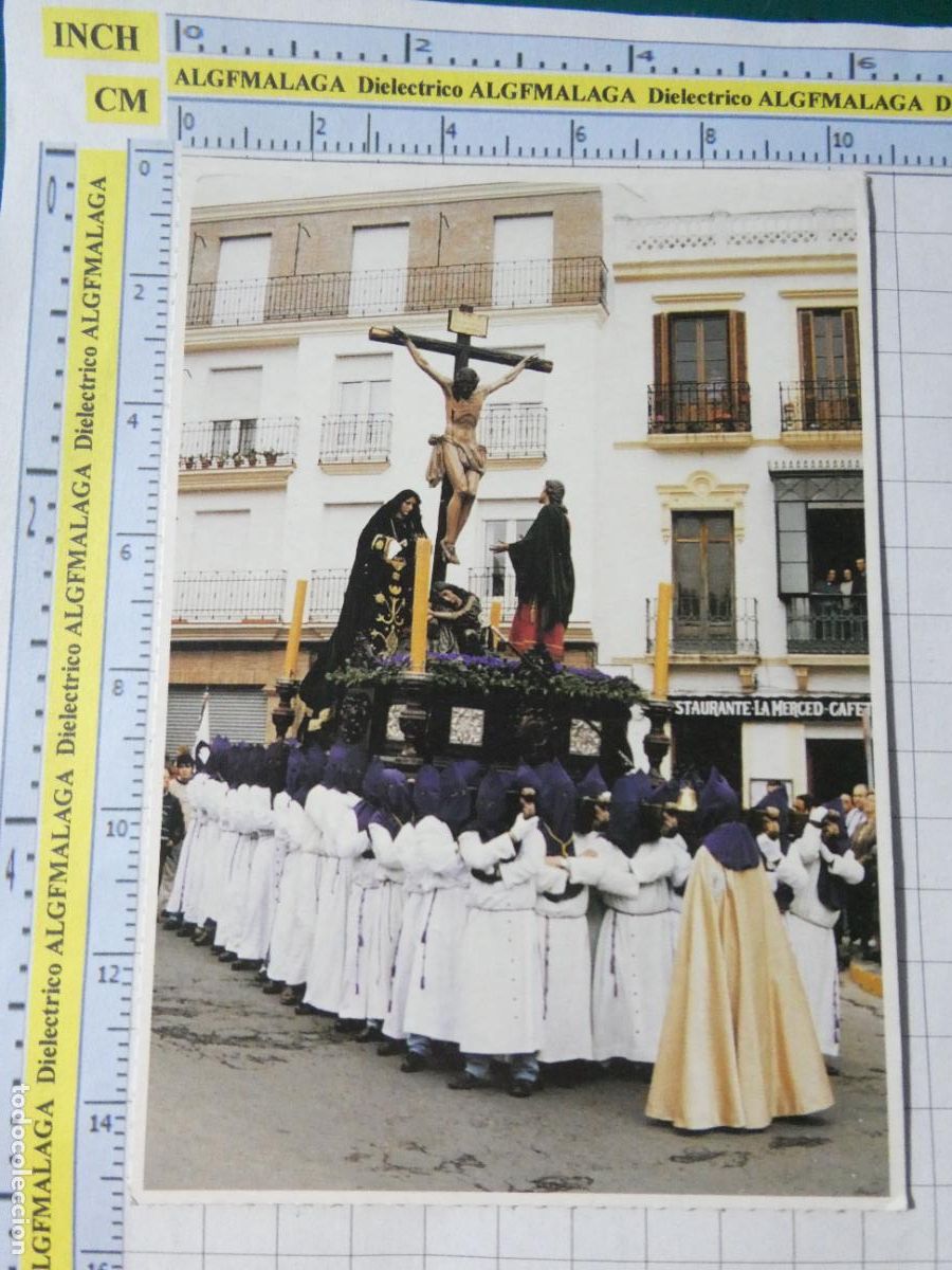Postkarten: POSTAL RELIGIOSA SEMANA SANTA. M&Aacute;LAGA RONDA CRISTO DE LOS REMEDIOS 181 DIARIO COSTA SOL. 1782