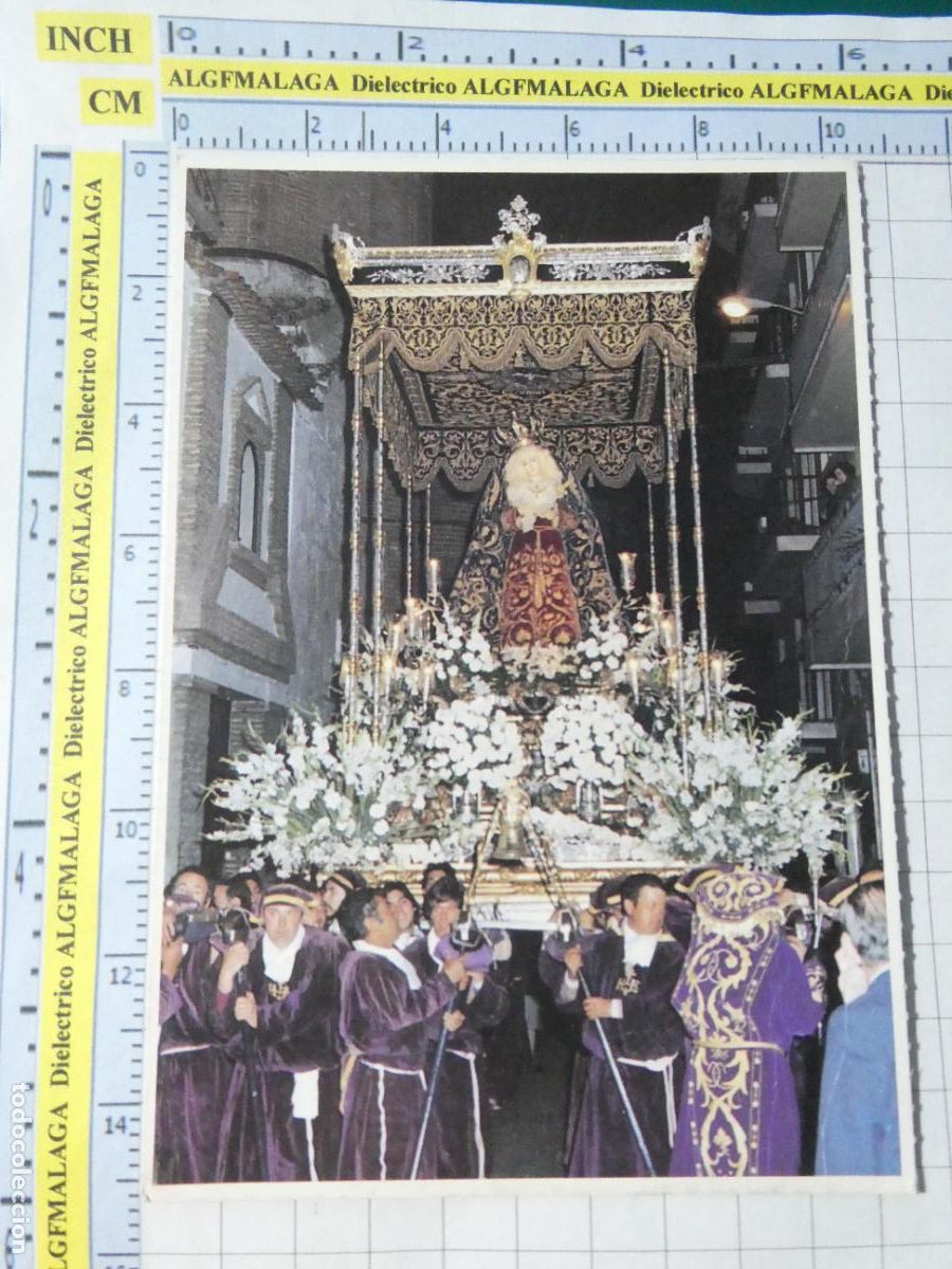 Postkarten: POSTAL RELIGIOSA SEMANA SANTA. M&Aacute;LAGA ANTEQUERA MAR&Iacute;A SANT&Iacute;SIMA PAZ 162 DIARIO COSTA SOL. 1784