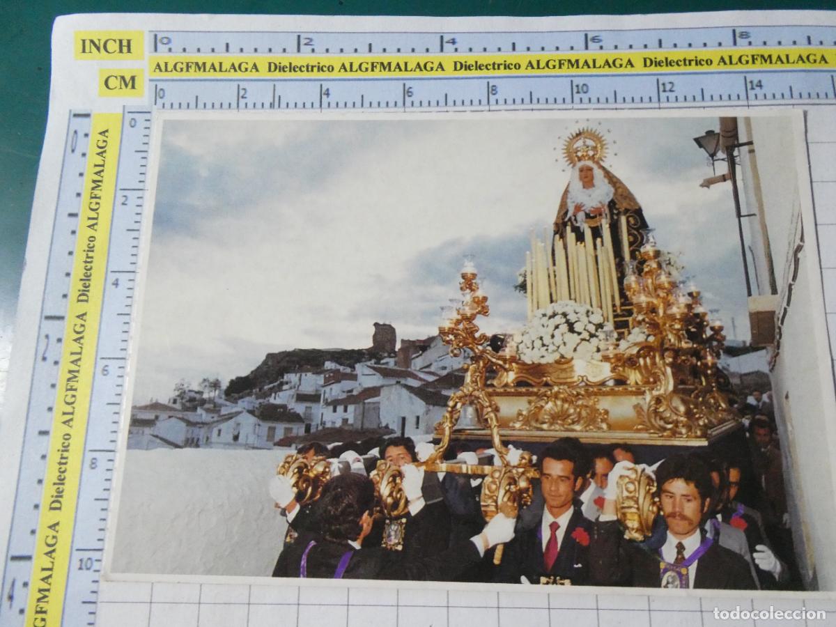 Postkarten: POSTAL RELIGIOSA SEMANA SANTA. M&Aacute;LAGA ALMOG&Iacute;A MAR&Iacute;A SANT&Iacute;SIMA DOLORES 189 DIARIO COSTA SOL. 1788