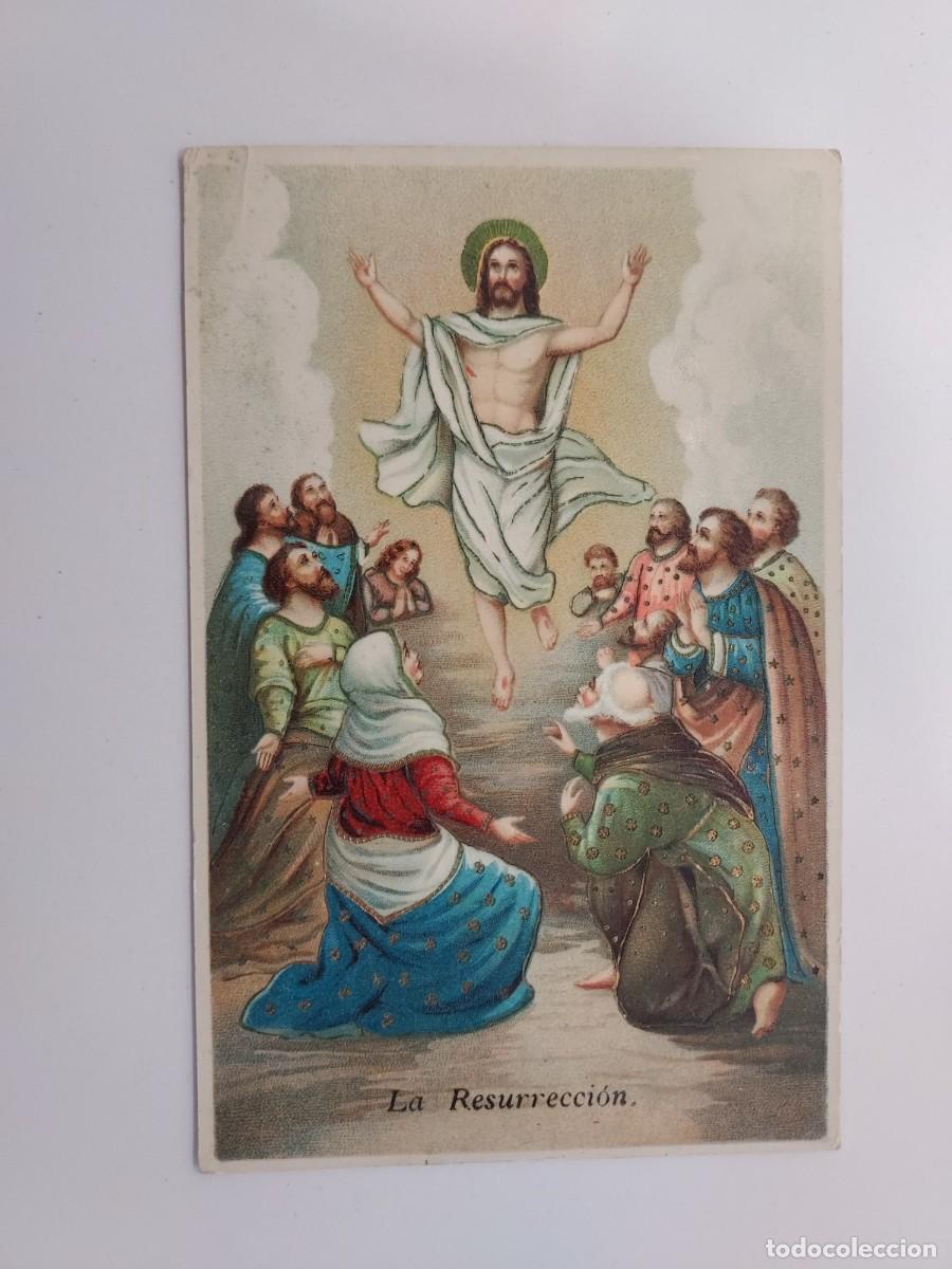 Cartes Postales: POSTAL LA RESURRECCION. RELIGIOSA. G.G.K.N. 751. Con dorados. Antigua