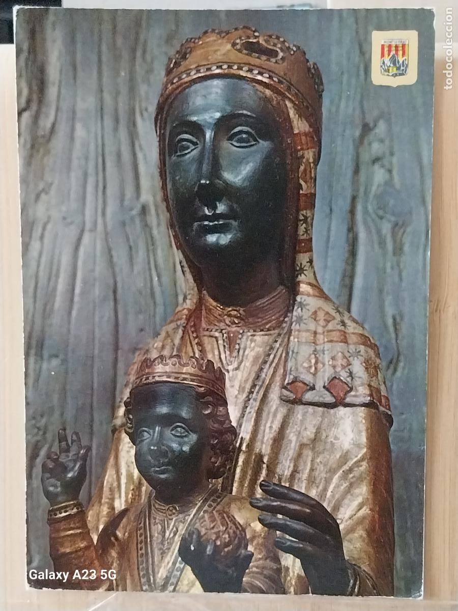 Postales: VIRGEN NTRA SRA MONTSERRAT ED FISA 71 CIRCULADA A&Ntilde;O 1978