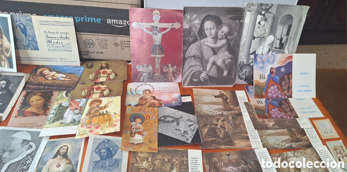 Postales: Lote de 320 Estampas Religiosas - Foto 4