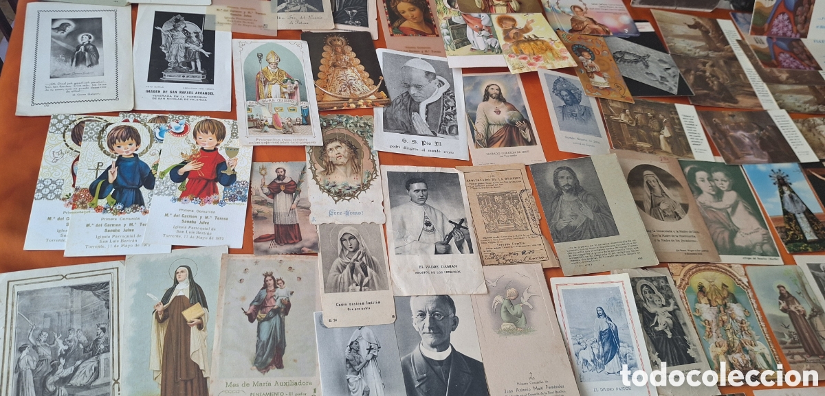 Postales: Lote de 320 Estampas Religiosas - Foto 5