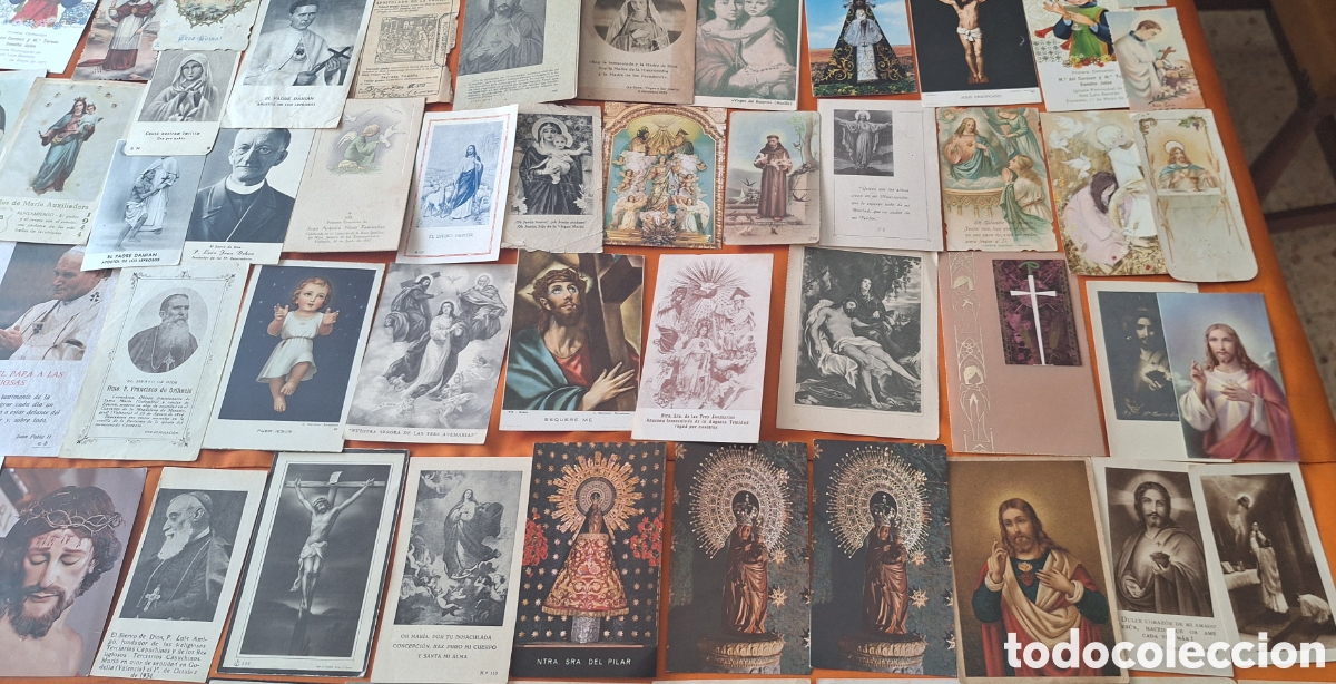 Postales: Lote de 320 Estampas Religiosas - Foto 8