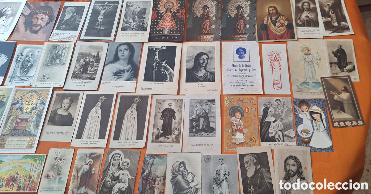 Postales: Lote de 320 Estampas Religiosas - Foto 10