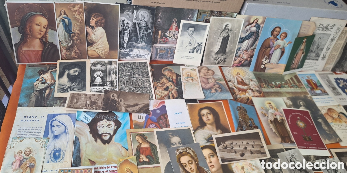 Postales: Lote de 320 Estampas Religiosas - Foto 12
