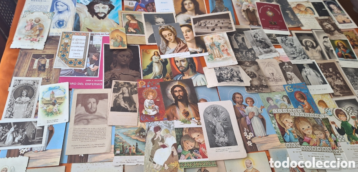 Postales: Lote de 320 Estampas Religiosas - Foto 14