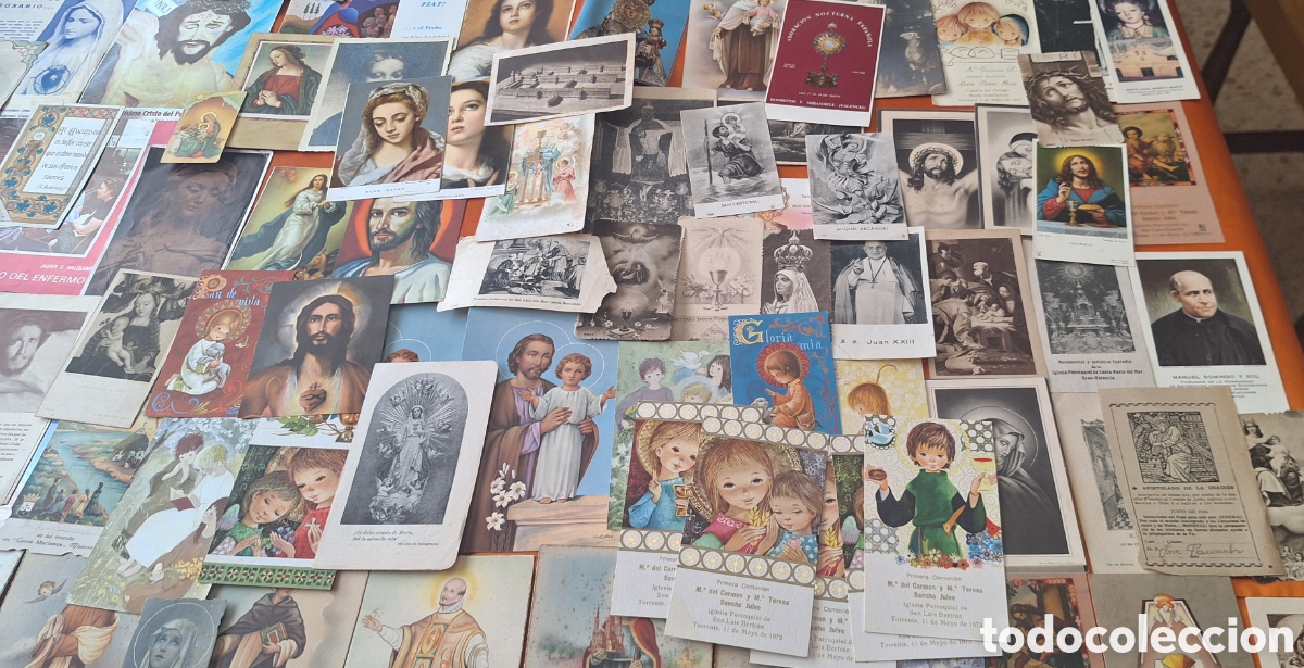 Postales: Lote de 320 Estampas Religiosas - Foto 15