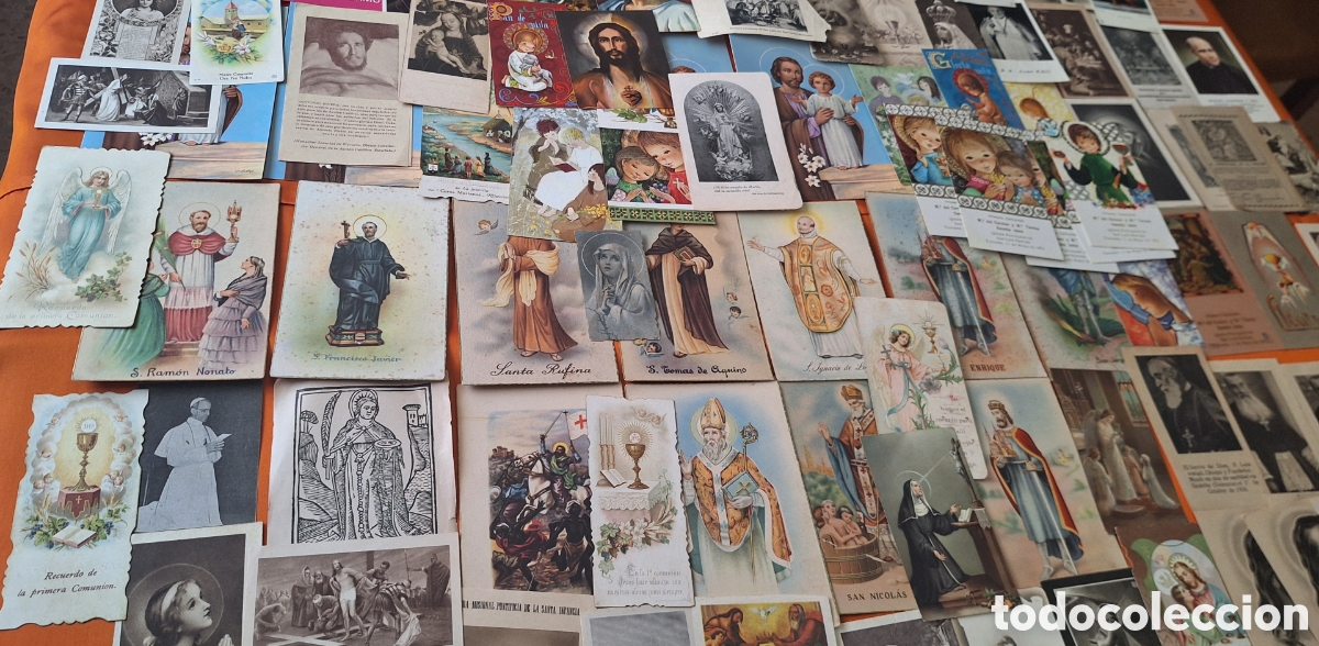 Postales: Lote de 320 Estampas Religiosas - Foto 16