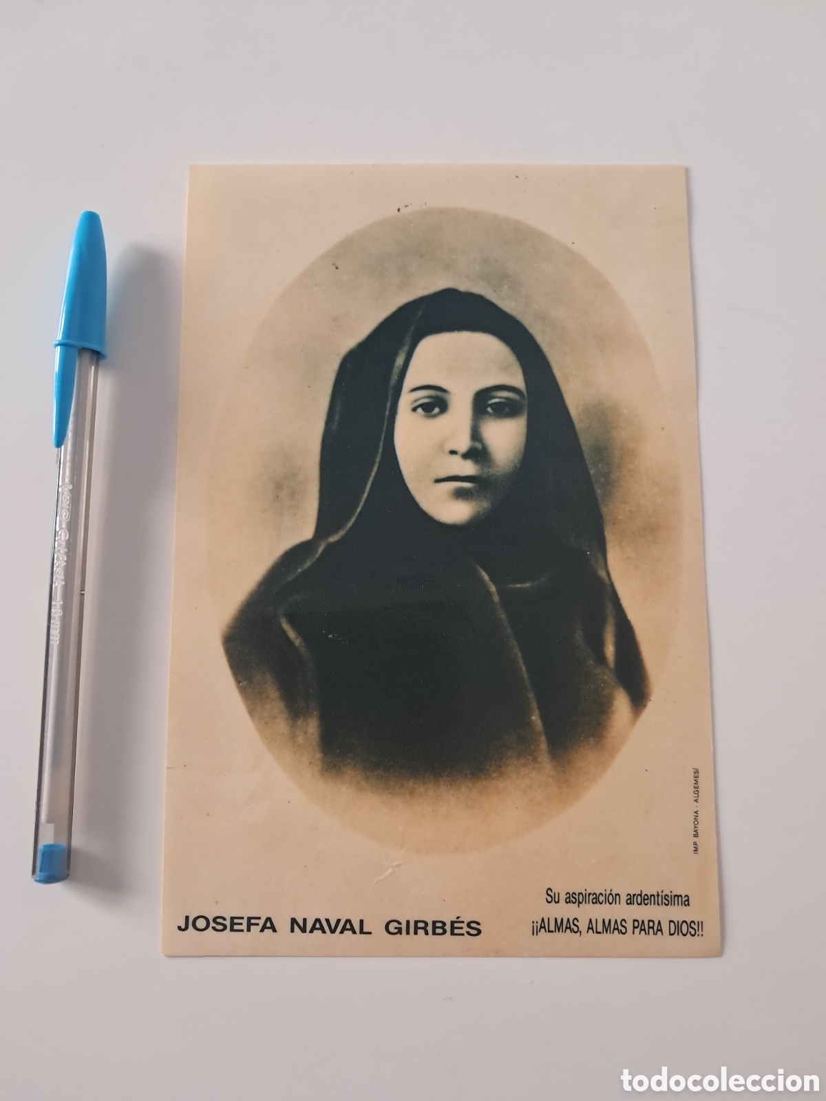 Postales: ALGEMESI JOSEFA NAVAL GIRB&Eacute;S - ALGEMES&Iacute; - ESTAMPA RELIGIOSA