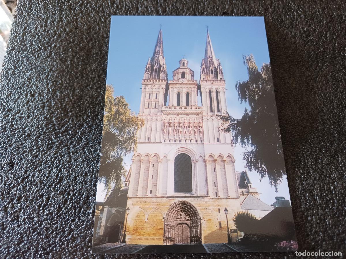 Postales: cathedrale d`angers, la fachada, ed. lescuyer