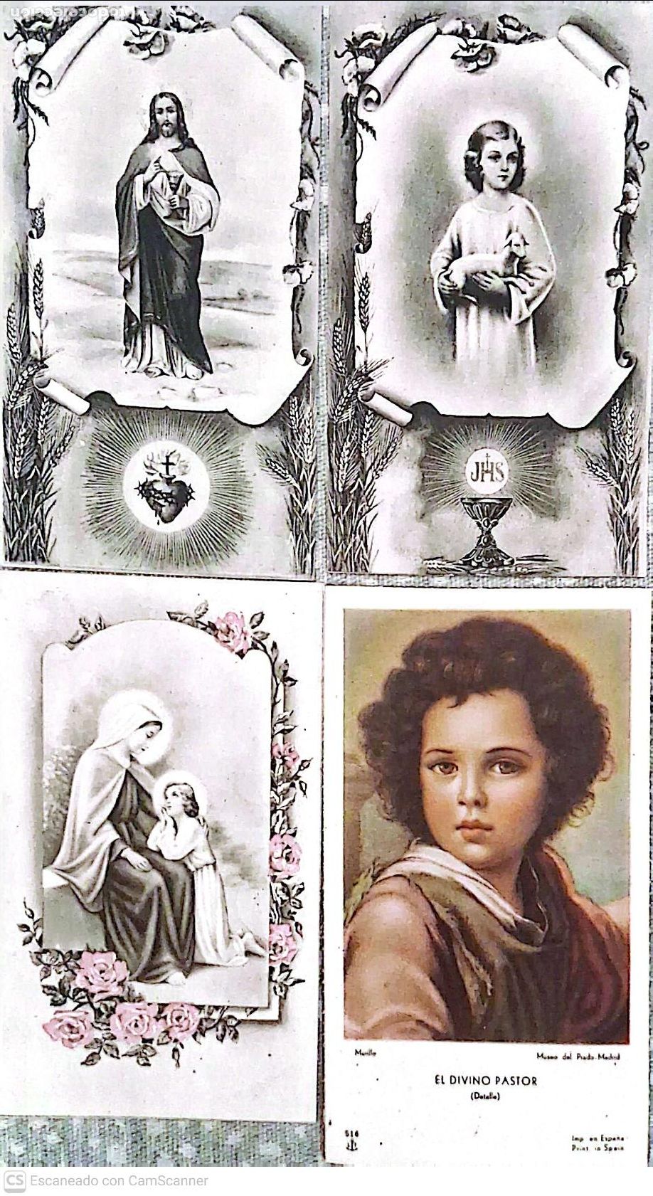 Postales: 4 Estampas religiosas. Ver foto