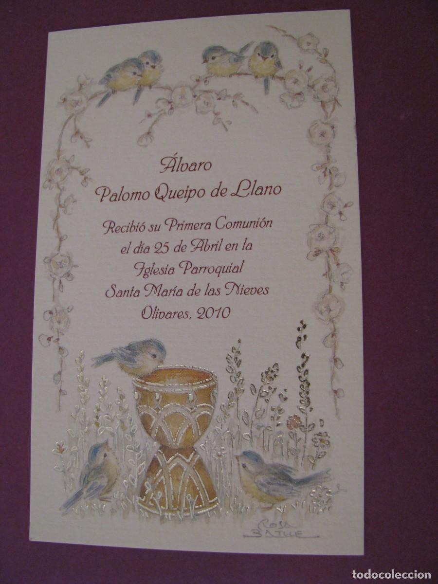 Postales: RECORDATORIO DE LA PRIMERA COMUNI&Oacute;N. IL. ROSA BATLLE. ED. BUSQUETS. OLIVARES 2010. 12,5X7,5 CM