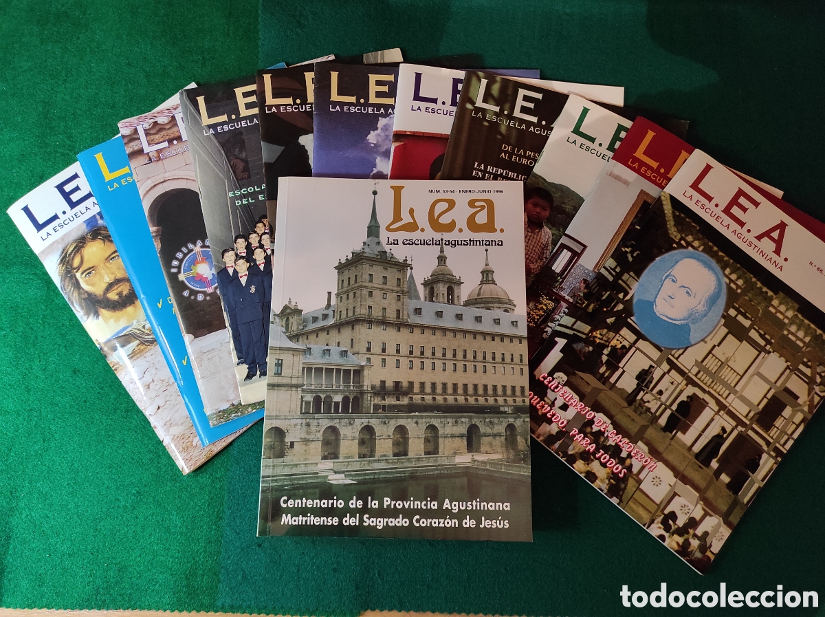 Postales: Lote De 10 Revistas L.E.A. La Escuela Agustiniana - A&ntilde;os 90 / 2000 Religi&oacute;n Y Educaci&oacute;n