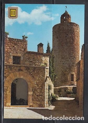 Postales: Postal de la Torre de las Horas en Pals (CostaBrava) Girona