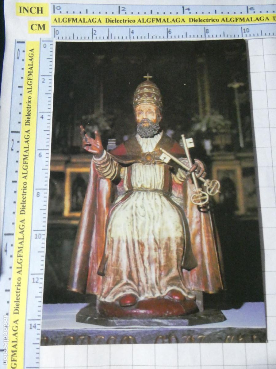 Postales: POSTAL RELIGIOSA SEMANA SANTA. CUDILLERO IMAGEN DE SAN PEDRO. 2707