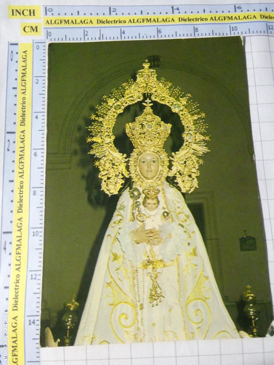 Postales: POSTAL RELIGIOSA SEMANA SANTA. ALMANSA ALBACETE VIRGEN DE BEL&Eacute;N. 2709