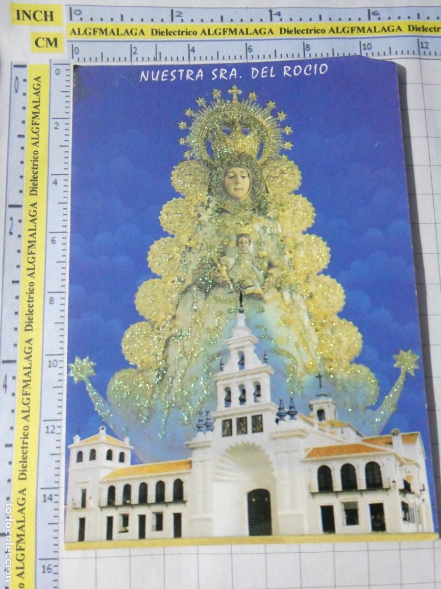 Cartoline: POSTAL RELIGIOSA SEMANA SANTA. A&Ntilde;O 1997. NUESTRA SE&Ntilde;ORA DEL ROC&Iacute;O ALMONTE HUELVA. 2714