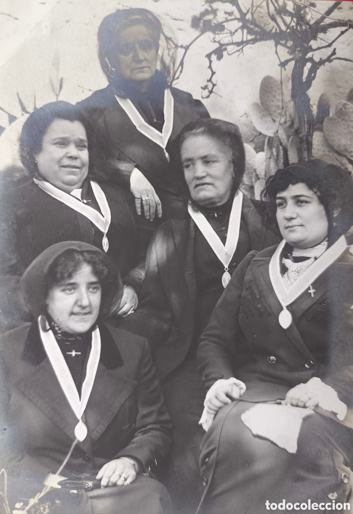 Postales: FUNDADORAS DE LA CORTE DE HONOR DE NTRA. SRA. DEL PILAR POSTAL FOTOGR&Aacute;FICA SALAMANCA C. 1915