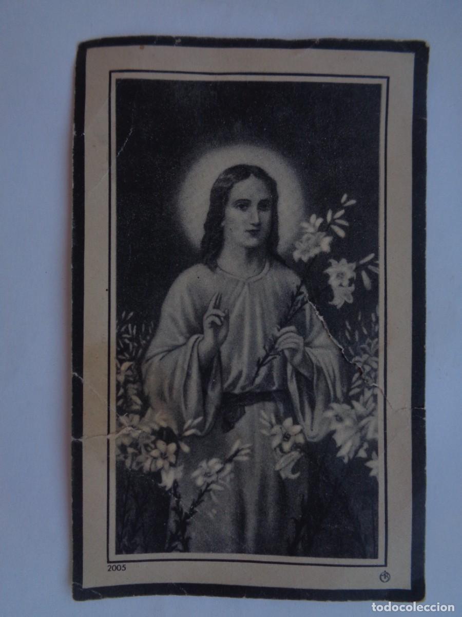 Postais: RECORDATORIO DE SE&Ntilde;OR FALLECIDO EN OLMEDILLO DE ROA ( BURGOS ) EN 1953