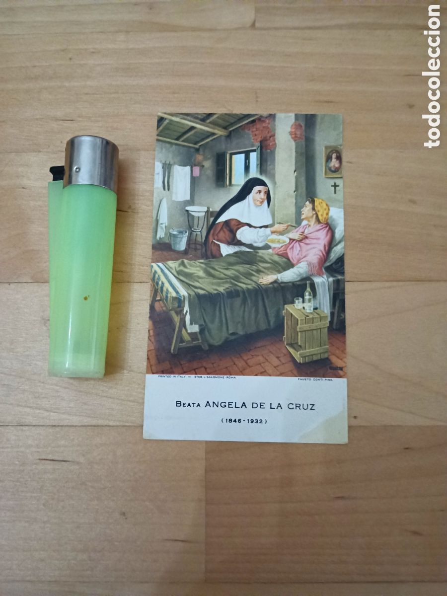 Postales: ESTAMPA RELIGIOSA - BEATA &Aacute;NGELA DE LA CRUZ