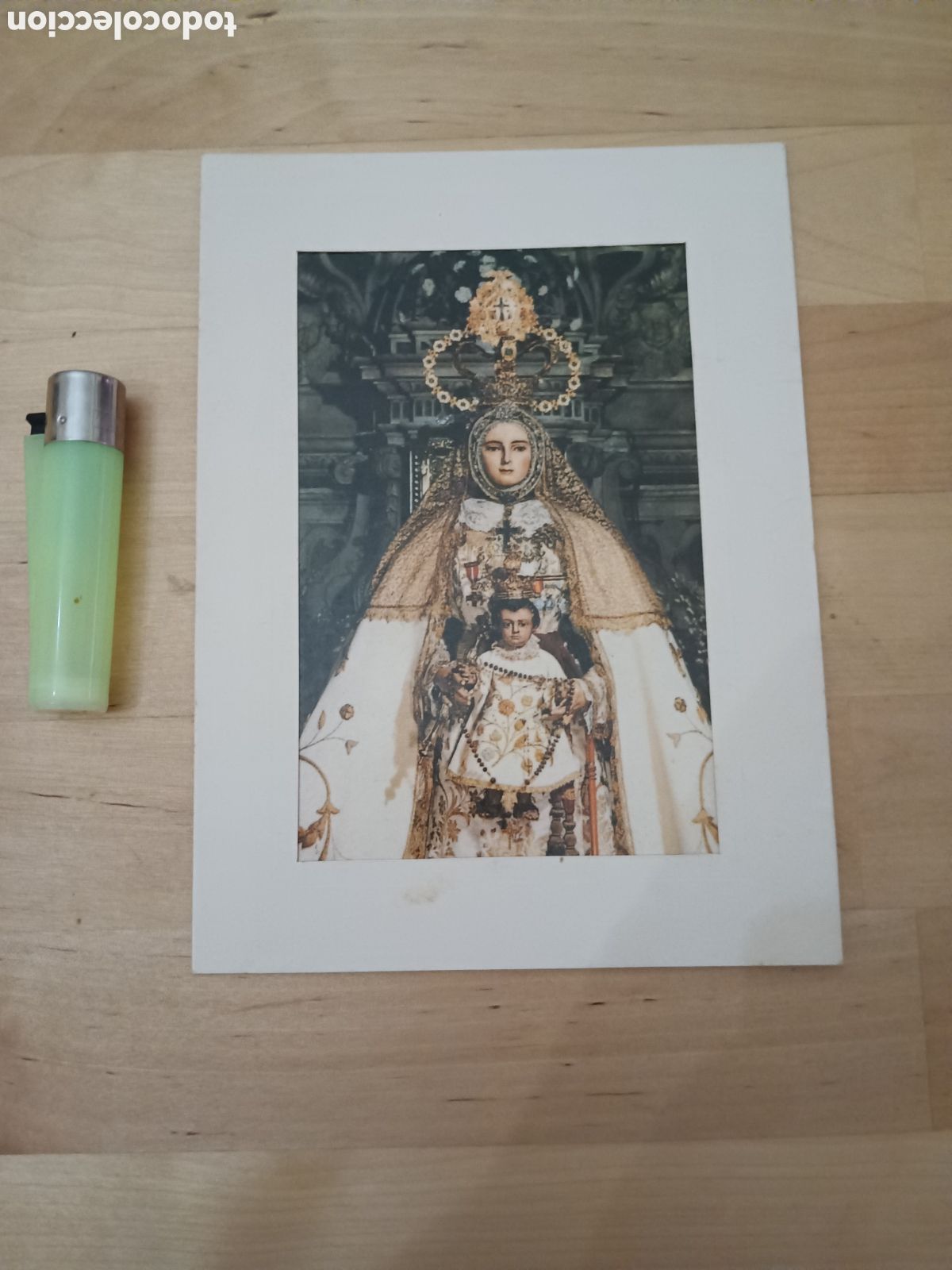 Postales: ESTAMPA/FOTO RELIGOSA - VIRGEN DEL ROSARIO - PATRONA DE C&Aacute;DIZ