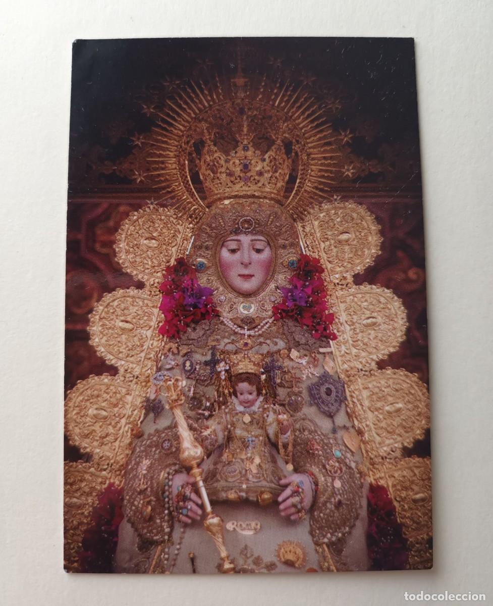 Postales: ESTAMPA NUESTRA SE&Ntilde;ORA DEL ROCIO. PATRONA DE ALMONTE (HUELVA) - ORACION (REVERSO)