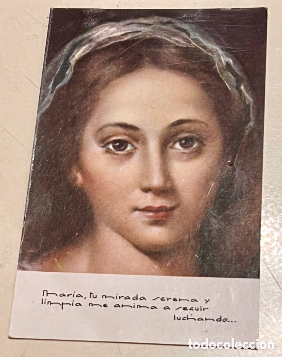 Postales: Estampa Religiosa. Virgen Mar&iacute;a. ATA. 1977.
