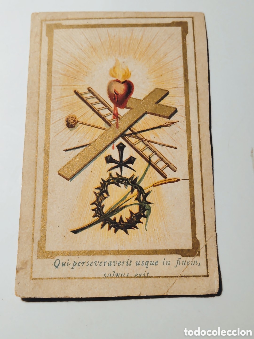 Postais: ALMA CHRISTI. LOS INSTRUMENTOS DE LA PASION DE CRISTO. 1870-1910