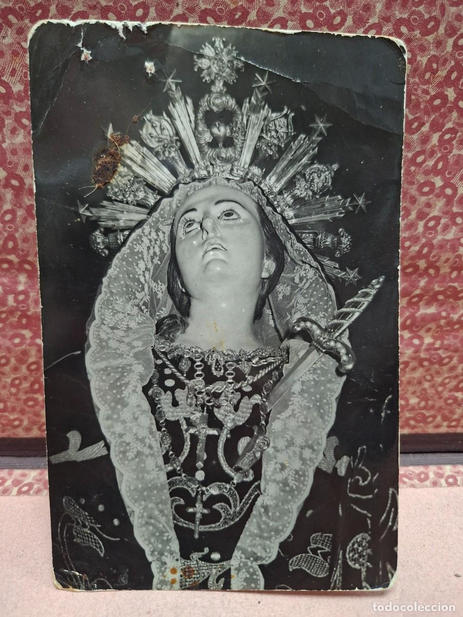 Postales: ANTIGUA POSTAL RELIGIOSA VIRGEN DE LOS DOLORES AGUILAS MURCIA H. G.