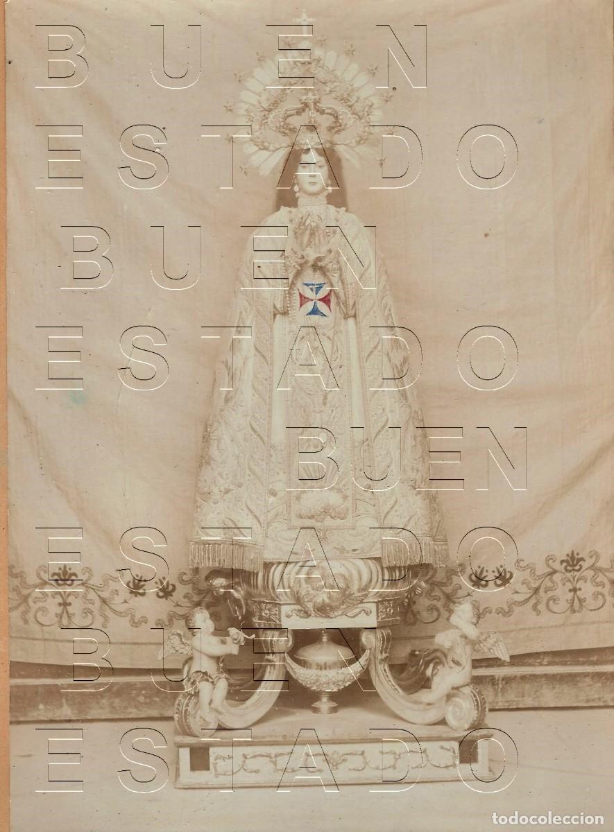 Postales: GRAN VIRGEN DE LA ASUNCION FOTOGRAFIA ALBUMINA ULTIMO TERCIO DEL S XIX. 32X27 M32