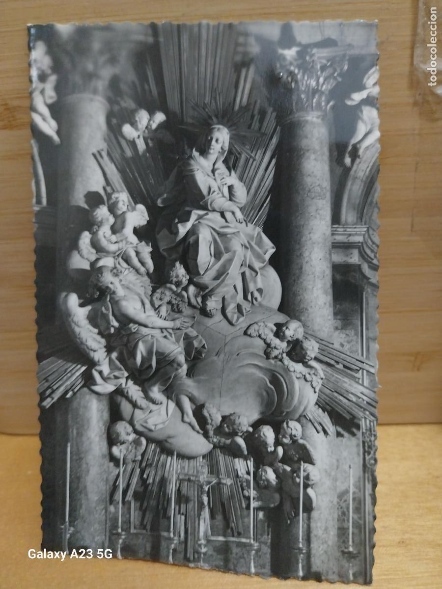Postales: EL PILAR ZARAGOZA SANTA CAPILLA VENIDA DE LA VIRGEN ED GARRABELLA 77 CIRCULADA A&Ntilde;O 1955