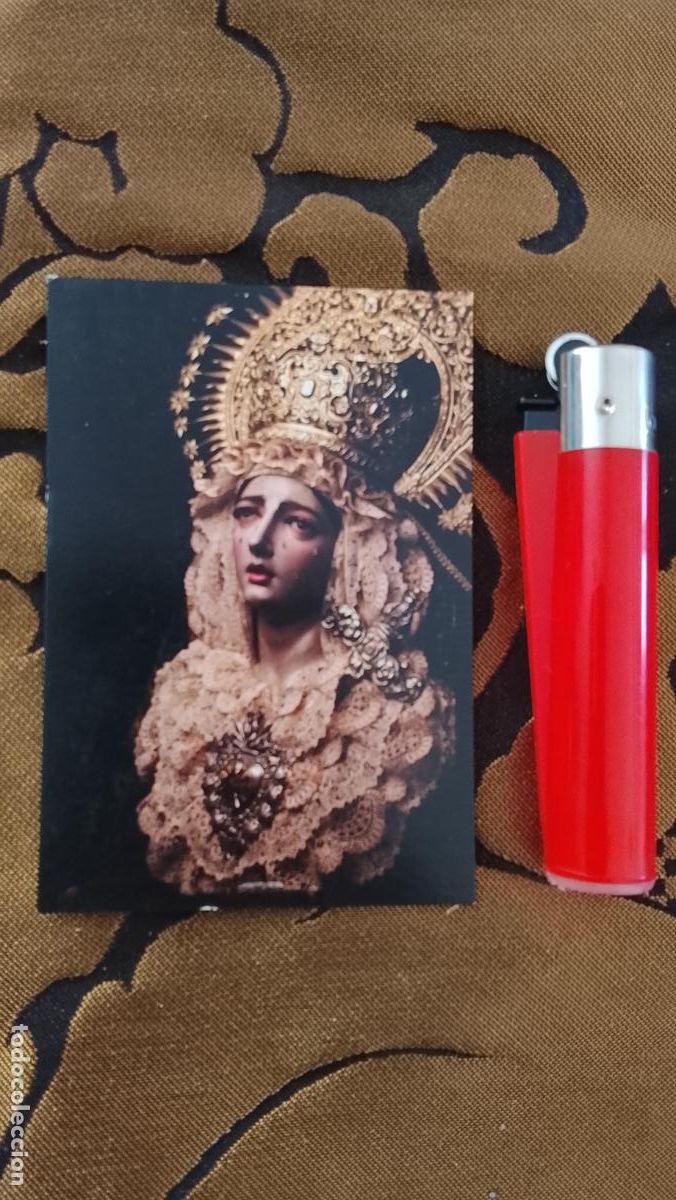 Postkarten: ESTAMPA RELIGIOSA ESTAMPITA DE LAS DE SEMANA SANTA DE CADIZ VIRGEN O CRISTO
