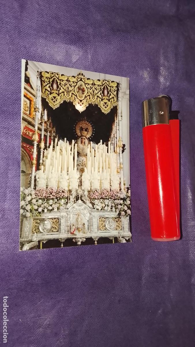Cartoline: ESTAMPA RELIGIOSA ESTAMPITA DE LAS DE SEMANA SANTA DE CADIZ VIRGEN O CRISTO