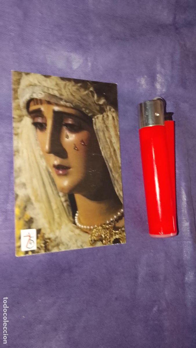 Cartoline: ESTAMPA RELIGIOSA ESTAMPITA DE LAS DE SEMANA SANTA DE CADIZ VIRGEN O CRISTO