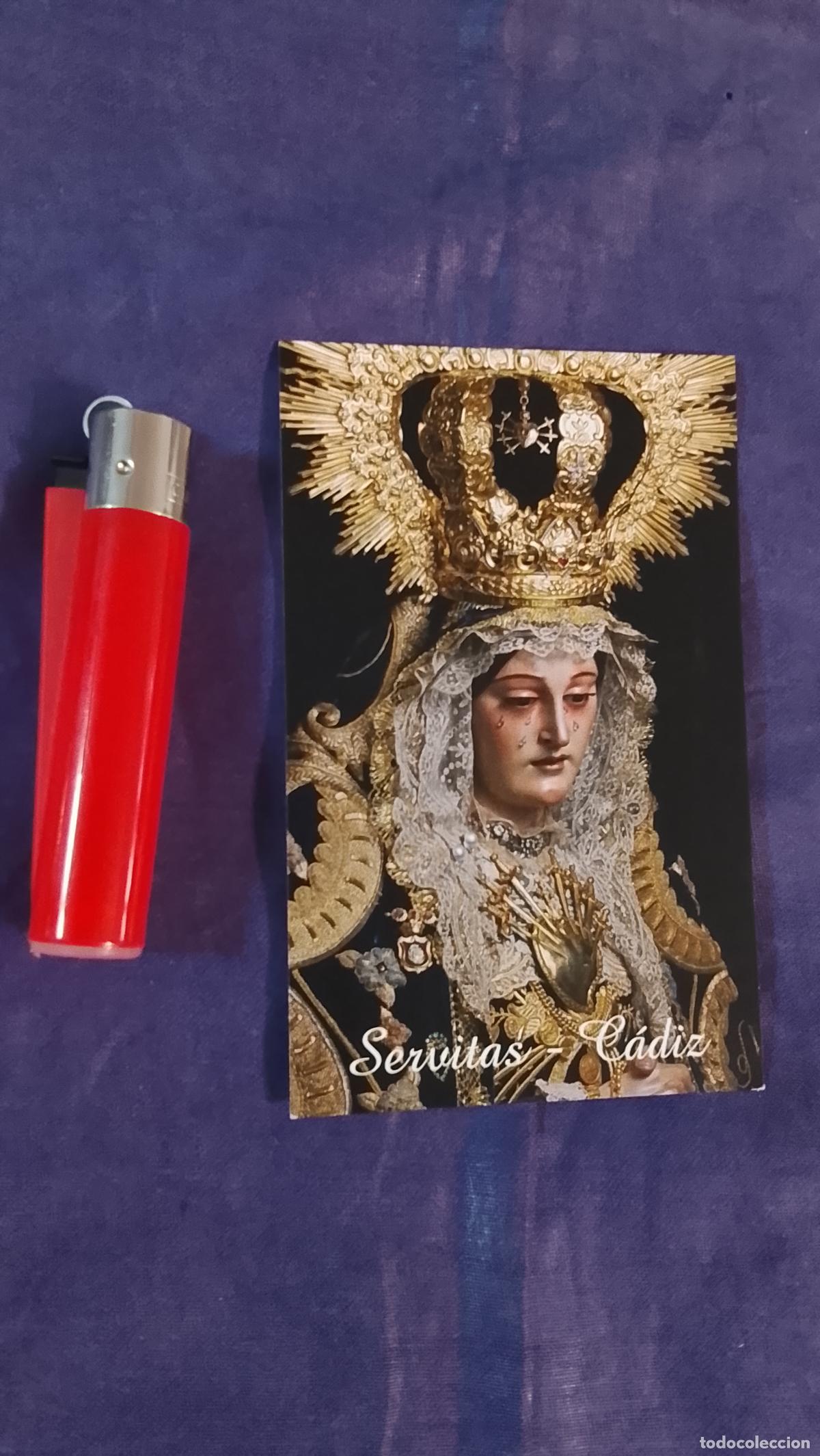Postales: ESTAMPA RELIGIOSA ESTAMPITA DE LAS DE SEMANA SANTA DE CADIZ VIRGEN O CRISTO