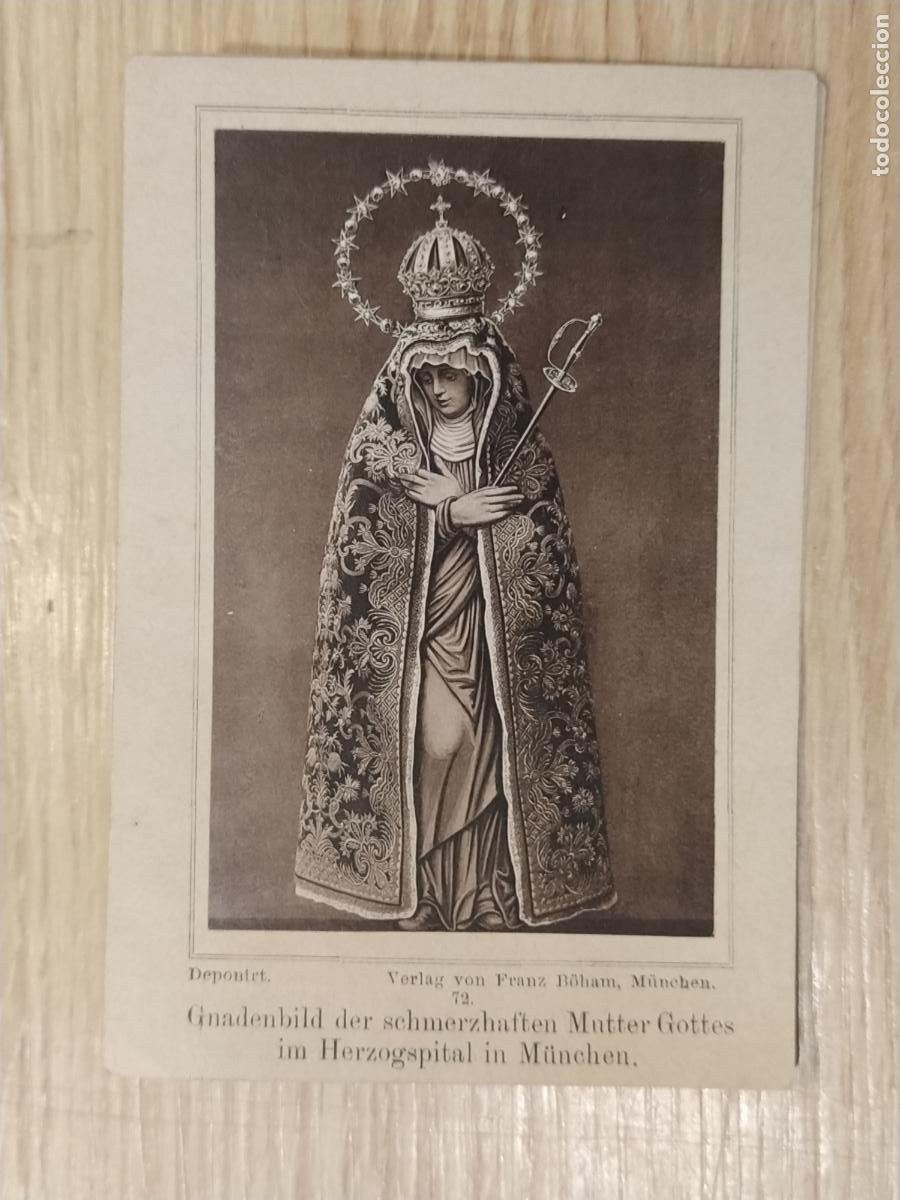 Postales: ESTAMPA ANTIGUA - LA VIRGEN -(117.033)