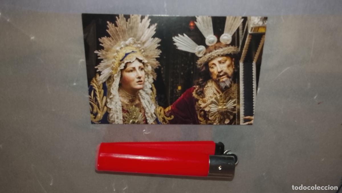 Cartoline: ESTAMPA RELIGIOSA ESTAMPITA DE LAS DE SEMANA SANTA DE CADIZ VIRGEN O CRISTO