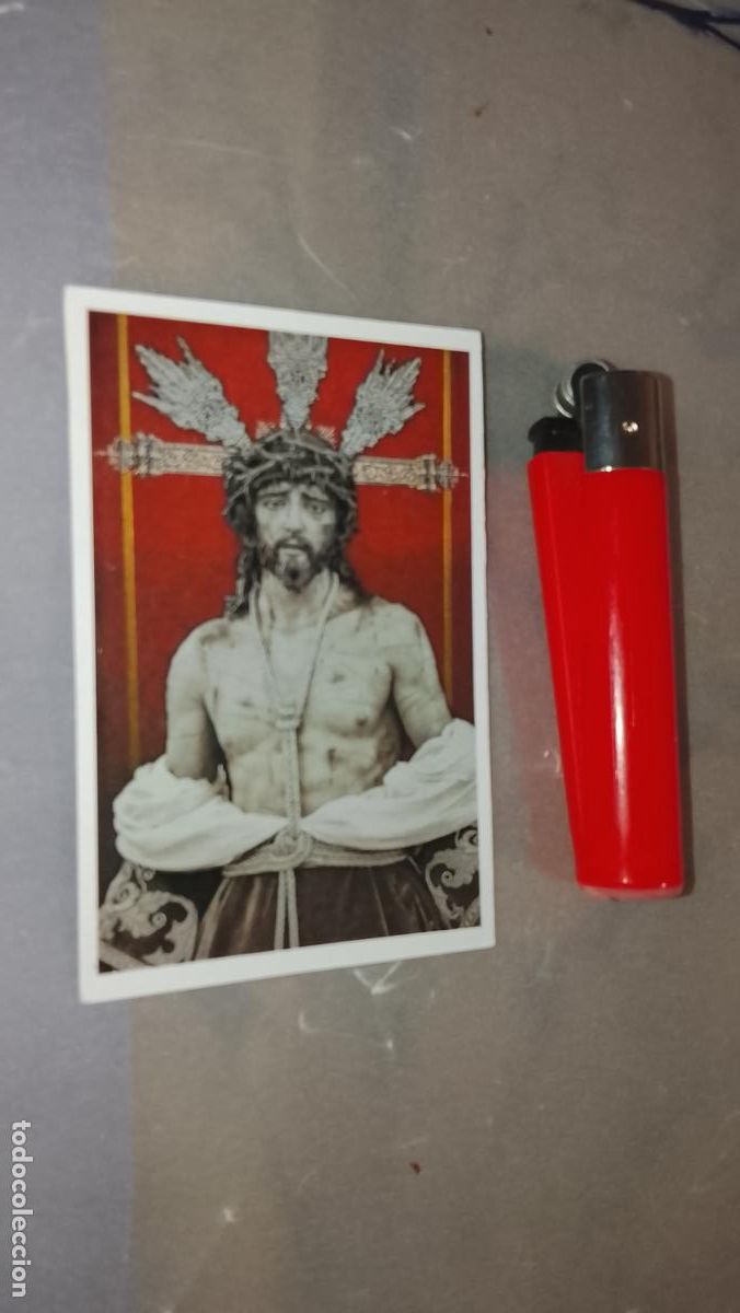 Cartoline: ESTAMPA RELIGIOSA ESTAMPITA DE LAS DE SEMANA SANTA DE CADIZ VIRGEN O CRISTO