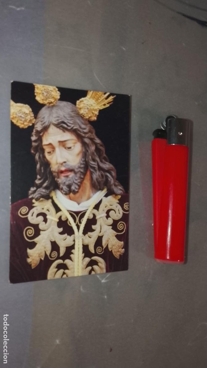 Cartoline: ESTAMPA RELIGIOSA ESTAMPITA DE LAS DE SEMANA SANTA DE CADIZ VIRGEN O CRISTO